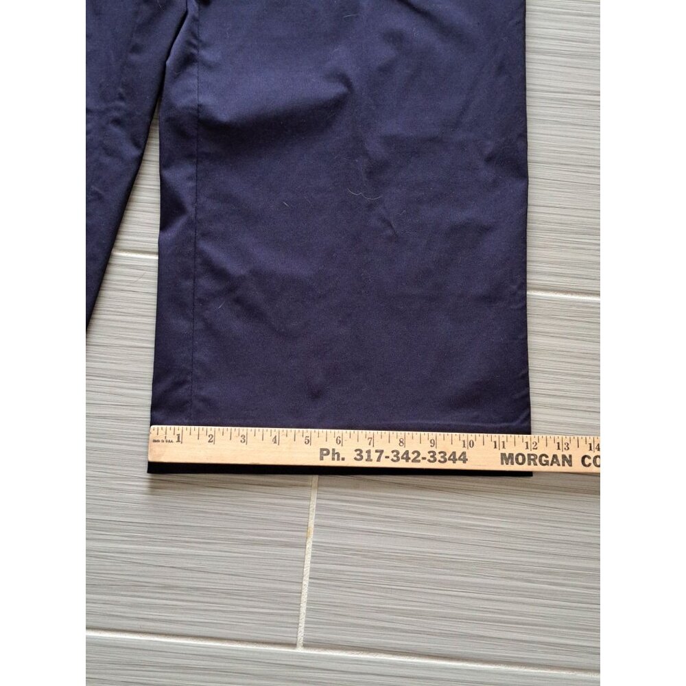 Chico's Women's Size 2.5R 14 Navy Wide-Leg Dress Pants Pull On Pockets Office - Picture 6 of 10
